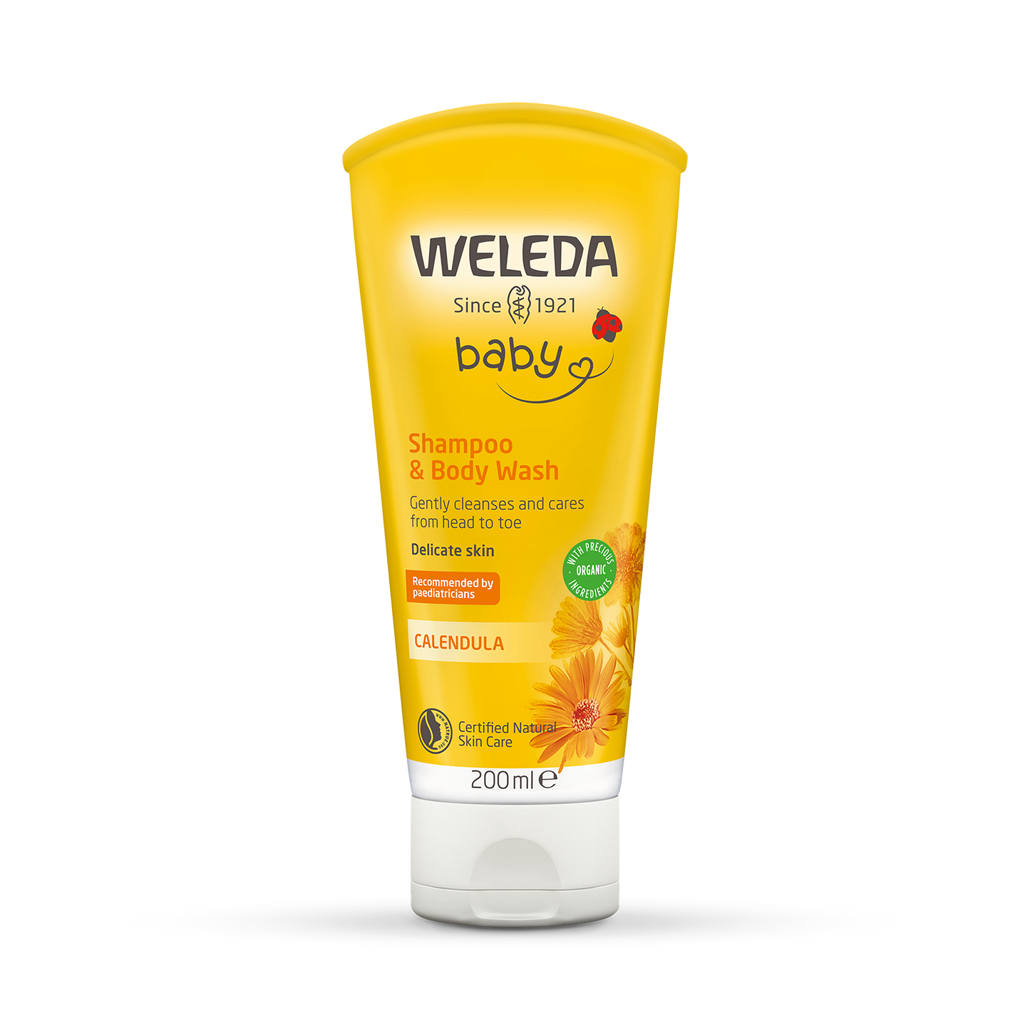Weleda Calendula Shampoo & Body wash, 200ml