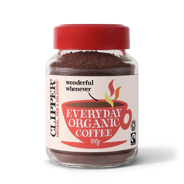 Clipper Organic Instant Coffee Everyday (Rich Roast) Fair Trade 100g