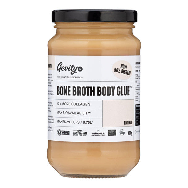 Gevity Bone Broth Body Glue Natural 390g simplywholefoodsnz