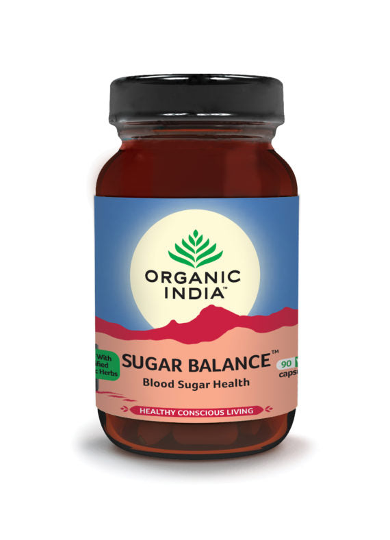 Organic India Sugar Balance Capsules 90s