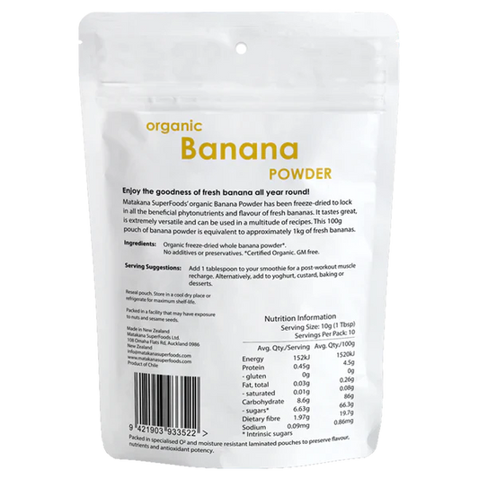 Matakana organic Banana Powder 100g