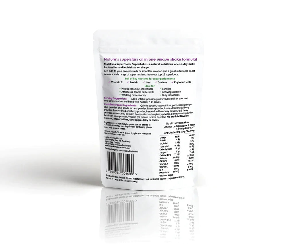 Matakana organic SuperShake 200g