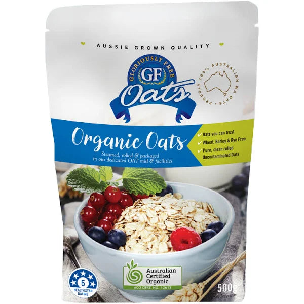 GF( Gloriously Free)Oats Organic Rolled Oats 500g