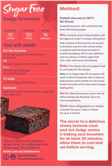 Noshu 99% Sugar Free Fudgy Brownies 300g