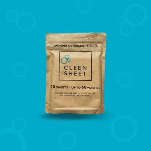 Cleen Sheet Laundry Detergent Sheets- 20 sheets