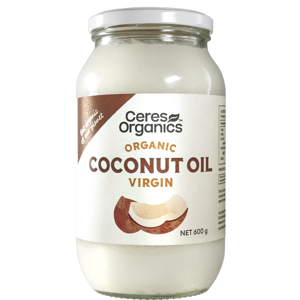 Organic Coconut Oil, Virgin Cold-Pressed - 600g