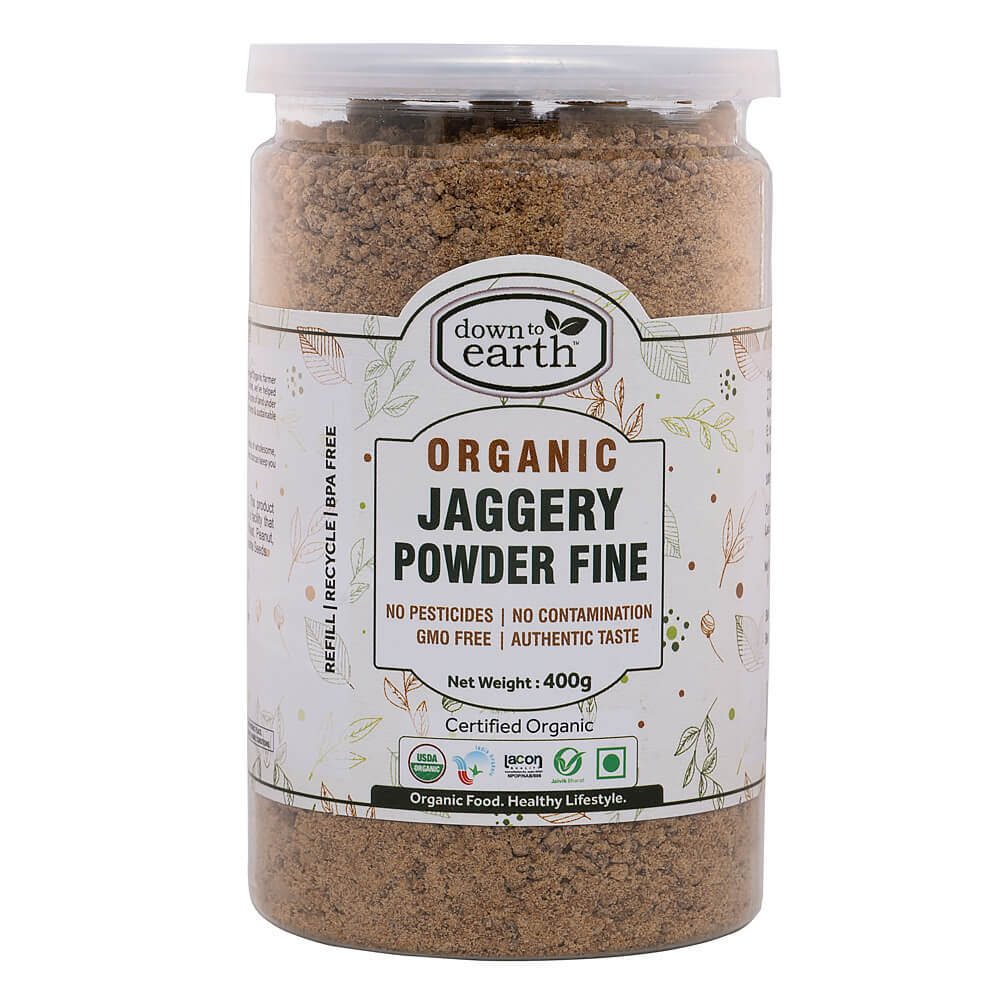 Down To Earth Organic Jaggery Powder 400g