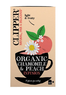 Clipper Chamomile & Peach Infusion Tea 20b