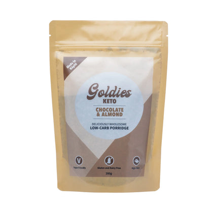 Goldies Chocolate & Almond Keto Porridge 280g