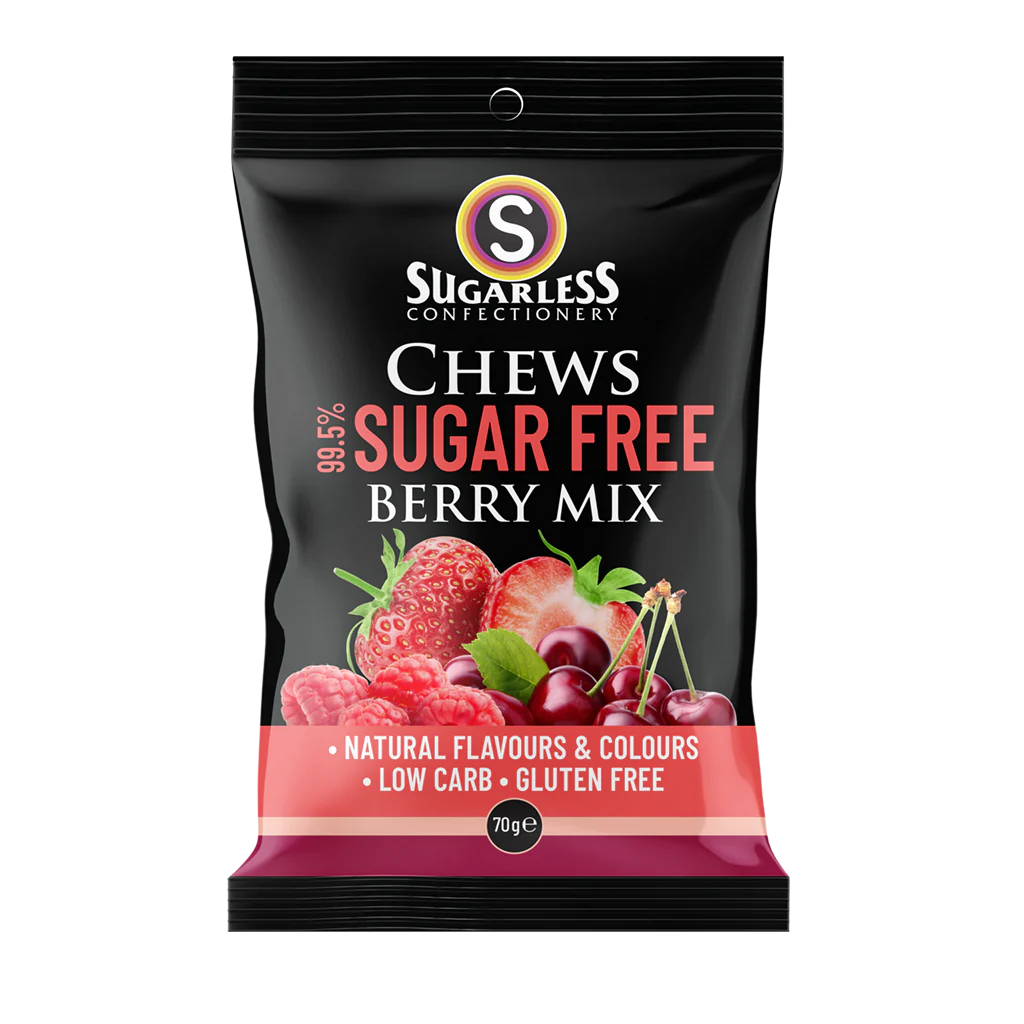 Sugarless Confectionery Berry Mix - 70g