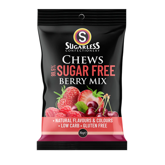 Sugarless Confectionery Berry Mix - 70g