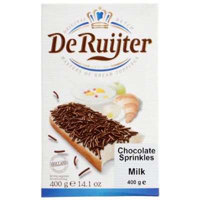 De Ruijter Milk Chocolate Sprinkles 400g