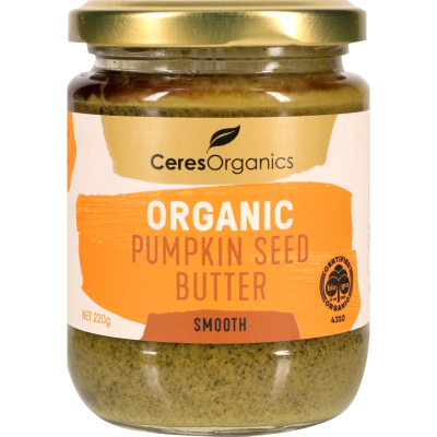 Ceres Organic Pumpkin Seed Butter, Smooth - 220g