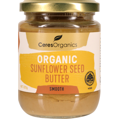 Ceres Organic Sunflower Seed Butter, Smooth - 220g