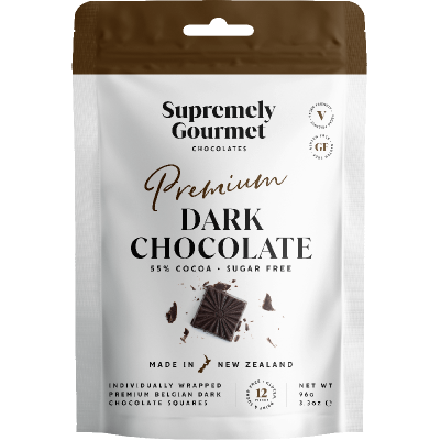 Supremely Gourmet Sugar Free Premium Dark Chocolate Confectionery 96g