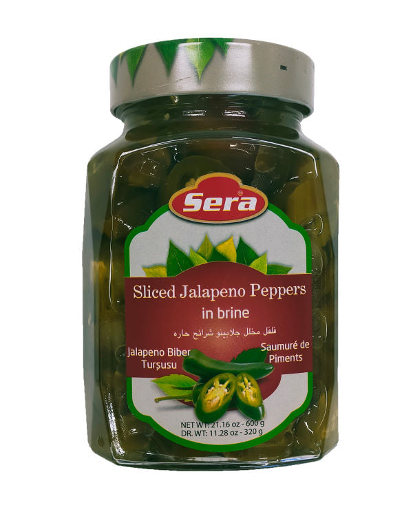SERA Sliced Jalapeno Peppers in brine-340grm