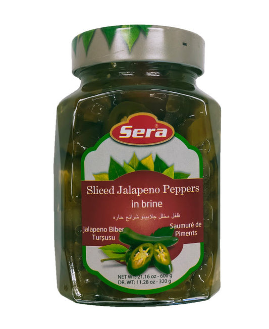 SERA Sliced Jalapeno Peppers in brine-340grm