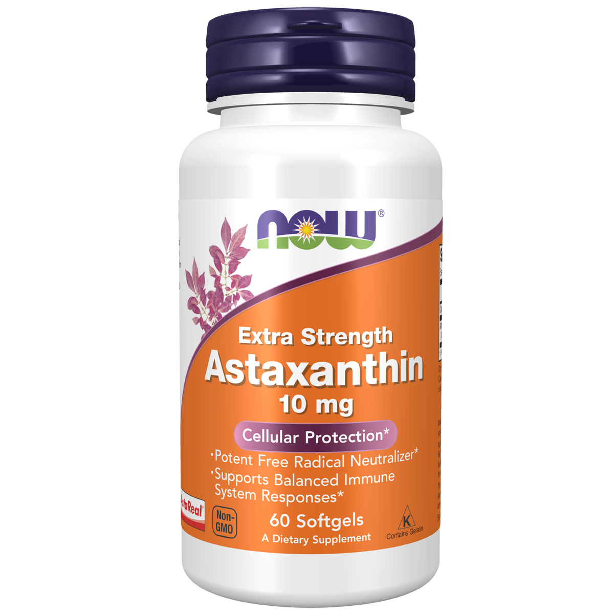 Now Astaxanthin 10mg 60SG