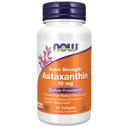 Now Astaxanthin 10mg 60SG