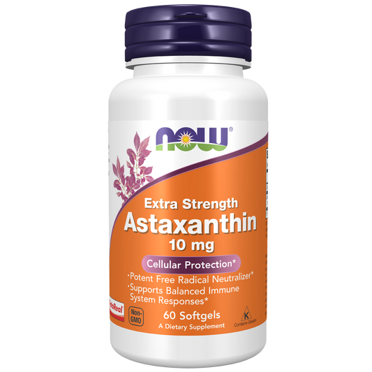 Now Astaxanthin 10mg 60SG