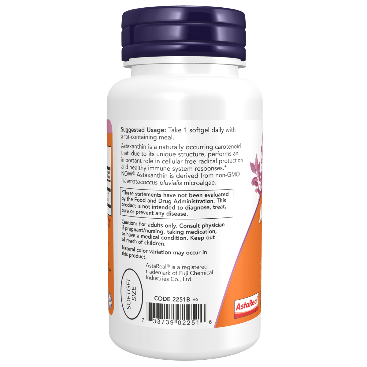 Now Astaxanthin 10mg 60SG