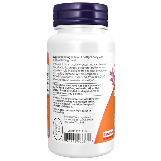 Now Astaxanthin 10mg 60SG