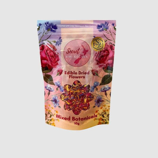 Secret Kiwi Kitchen Edible Decoration Mixed Flowers Pouch10g