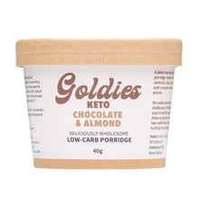 Goldies Chocolate & Almond Keto Porridge 40g