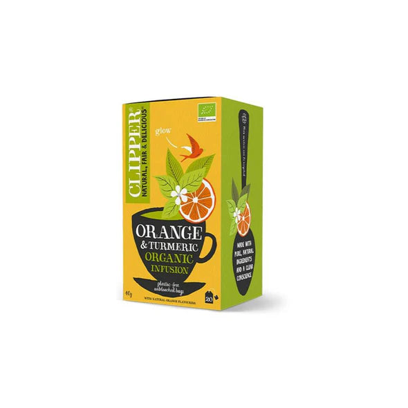 Clipper Orange Turmeric 20bg