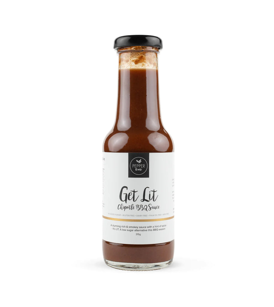 Pepper & Me  Get Lit Chipotle BBQ Sauce 300ml