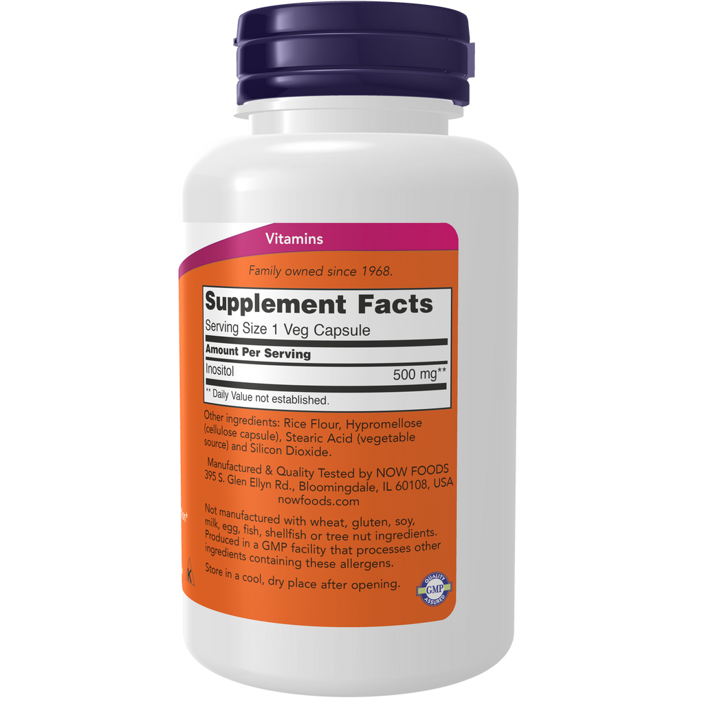 NOW Magnesium Inositol 500mg 100VC