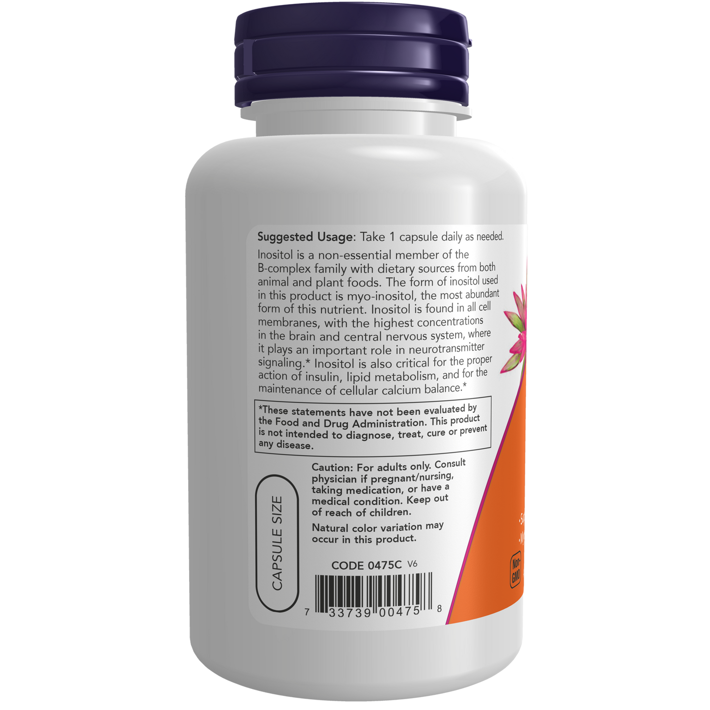 NOW Magnesium Inositol 500mg 100VC