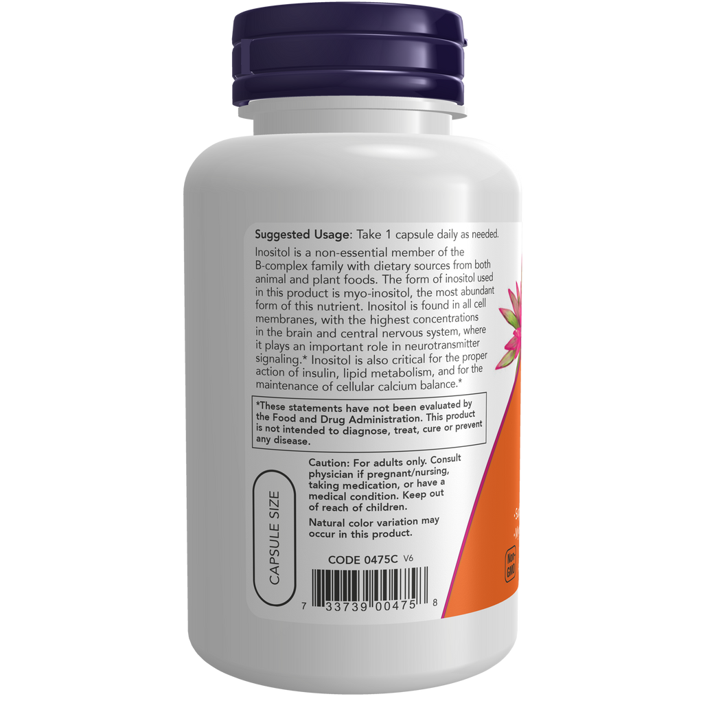 NOW Magnesium Inositol 500mg 100VC