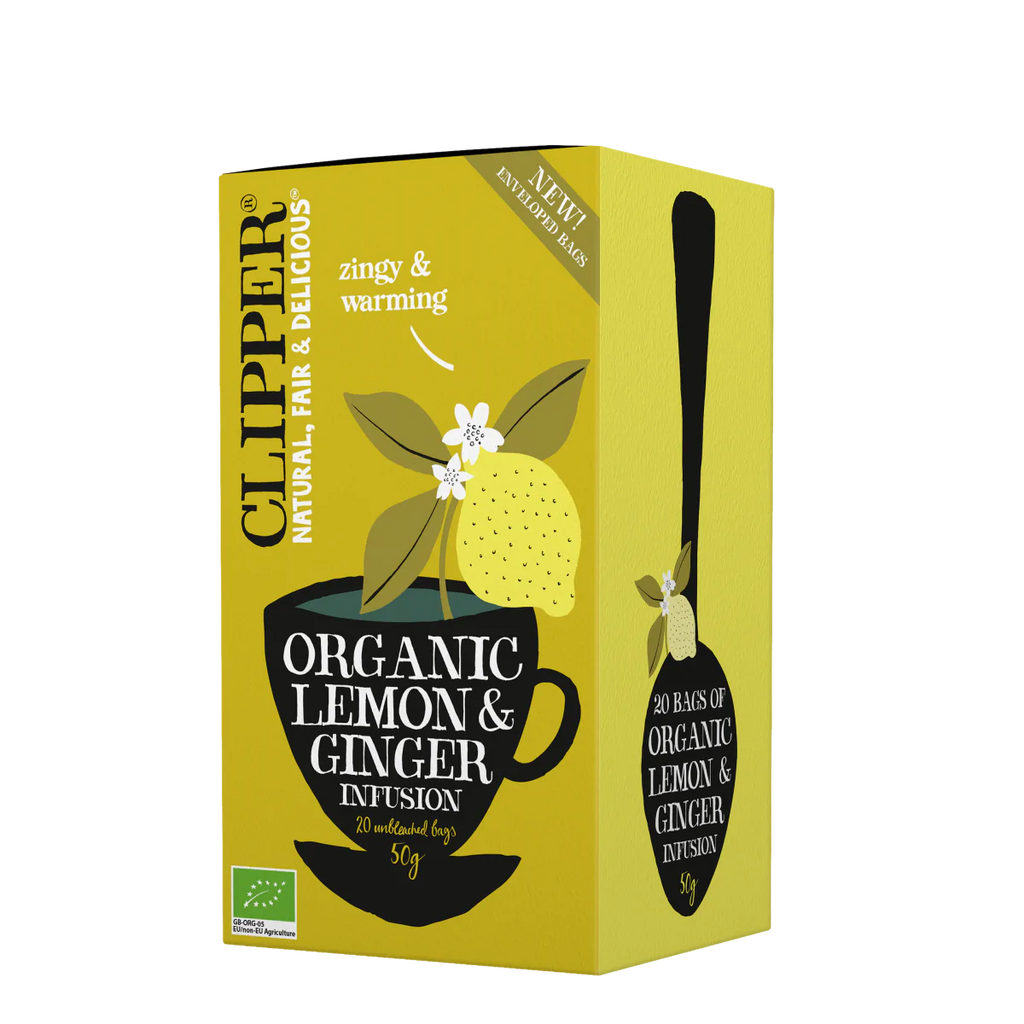 Clipper Lemon & Ginger Tea 20b