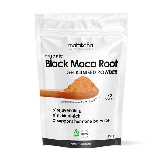 Matkana Superfoods Maca Root Black Gelatinised Powder 250g