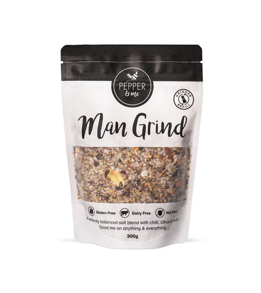 Pepper and Me Man Grind Salt Blend 300g