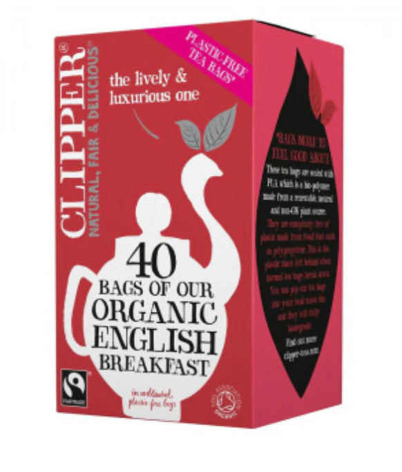 Clipper - Organic English Breakfast Tea - 40 Bags