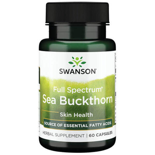 Swanson, Full Spectrum® Sea Buckthorn, 60 Capsules (400 mg per Capsule)
