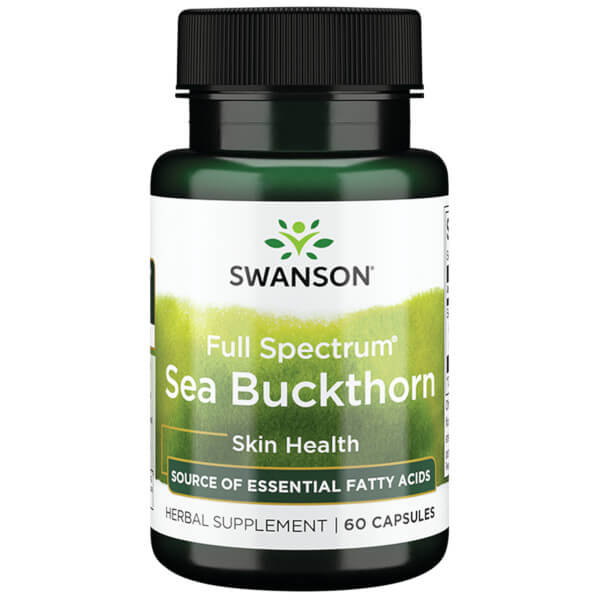 Swanson, Full Spectrum® Sea Buckthorn, 60 Capsules (400 mg per Capsule)
