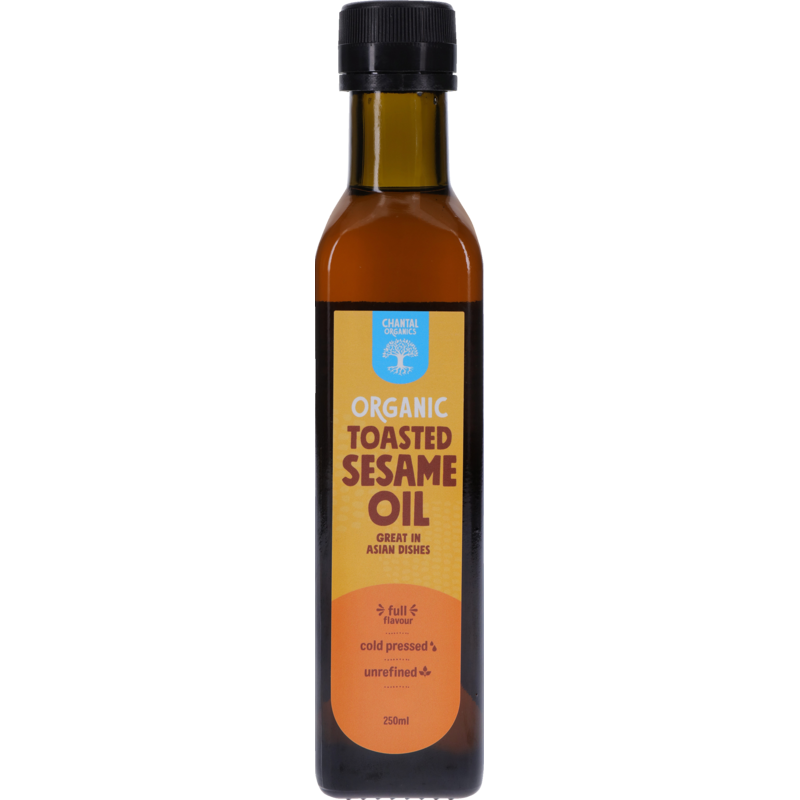 Chantal Organic Toasted Sesame Oil 250ml