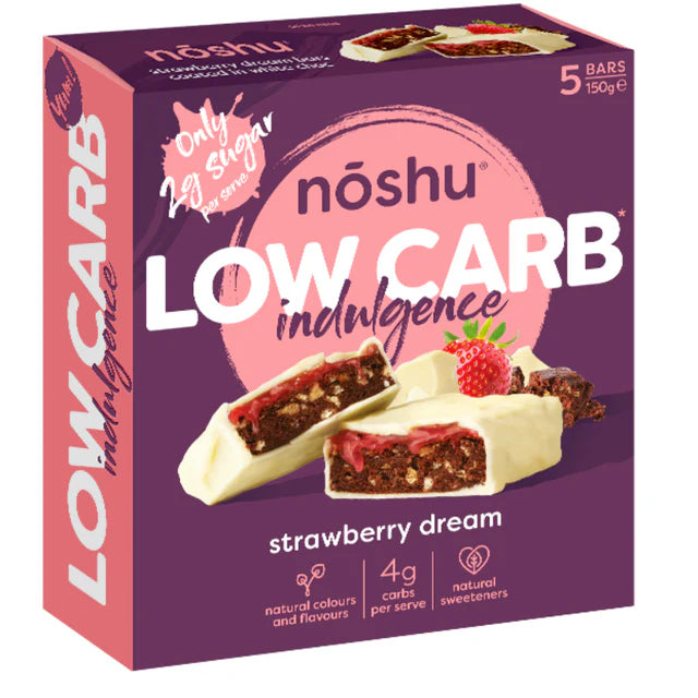 Low Carb Indulgence Bars Strawberry Dream x 5 bars