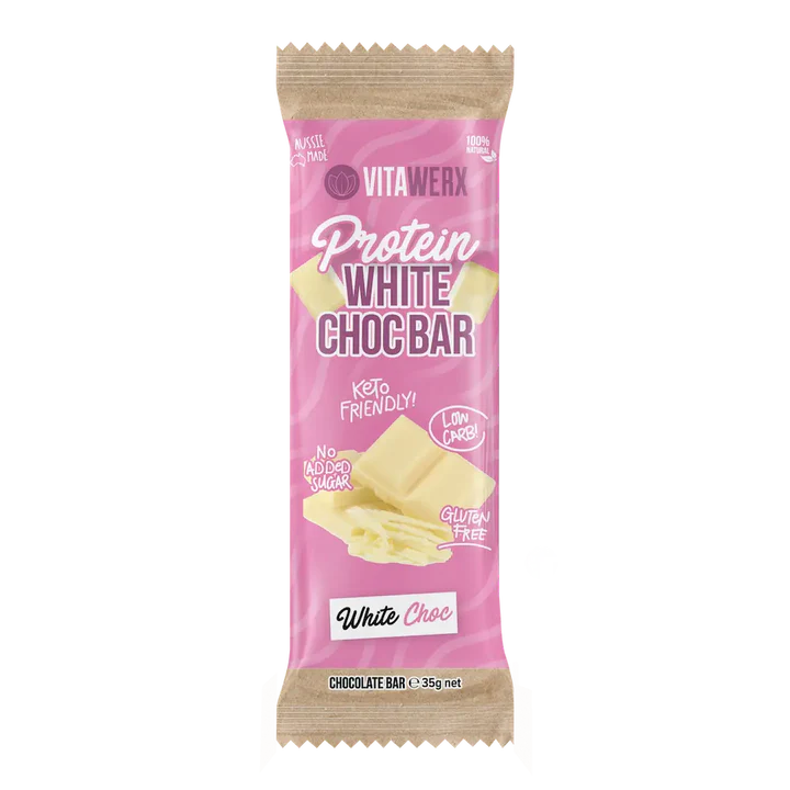 Vitawerx Protein White Chocolate Bar - Plain (35g)