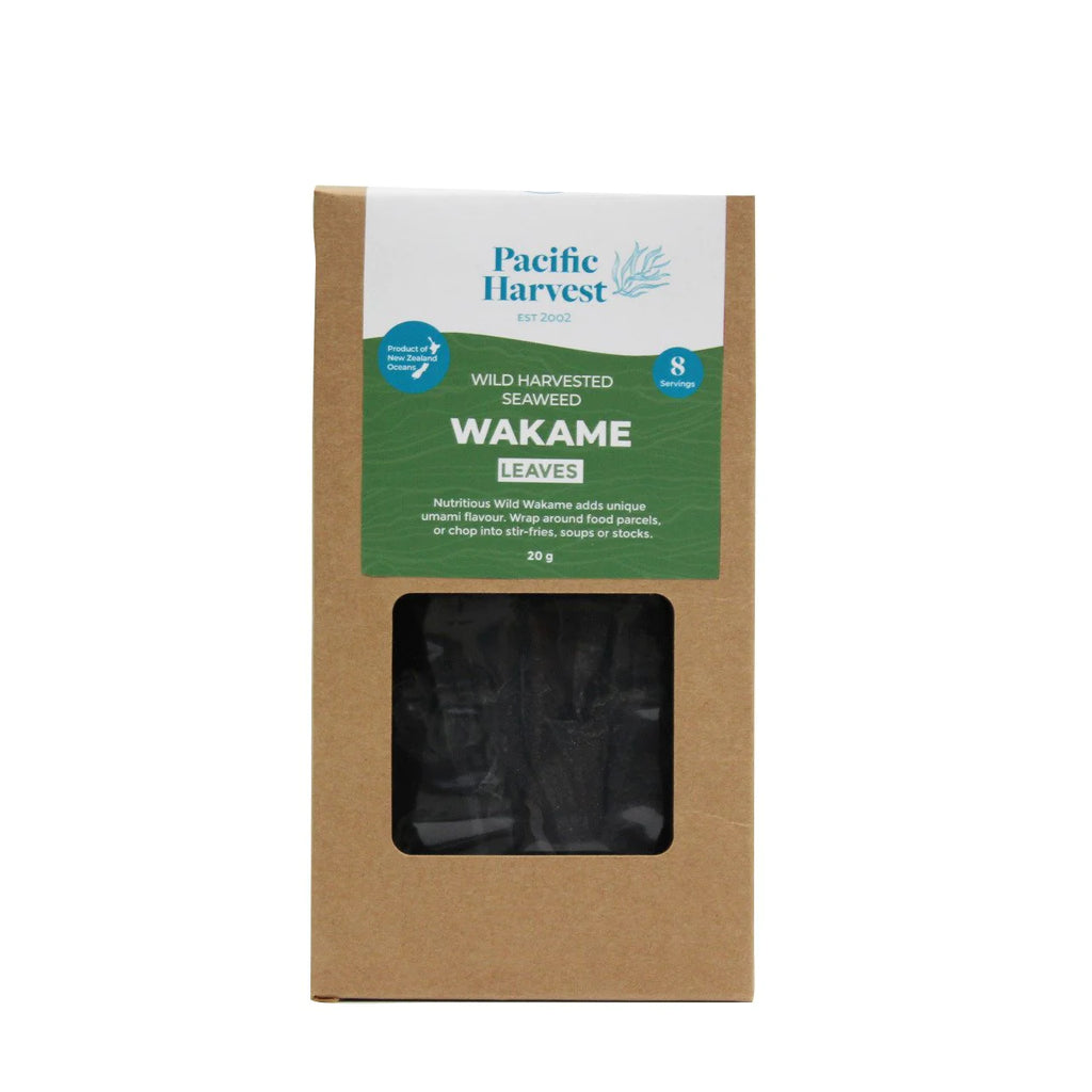 Pacific Harvest Wakame Seaweed Leaves (Raw, Gluten Free) 20g