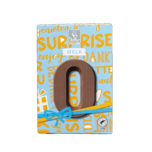 DE HEER CHOCOLATE LETTER MILK 'O' 65 g