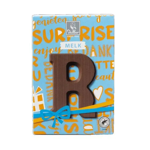 DE HEER CHOCOLATE LETTER MILK 'R' 65 g
