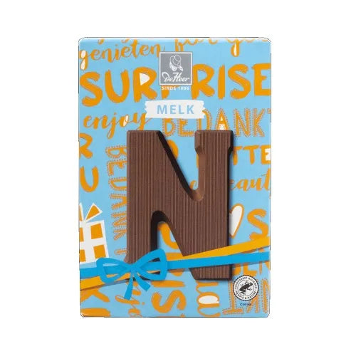 DEHEER CHOCOLATE LETTER MILK 'N' 65 g
