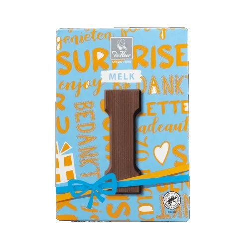 DE HEER CHOCOLATE LETTER MILK 'I' 65 g