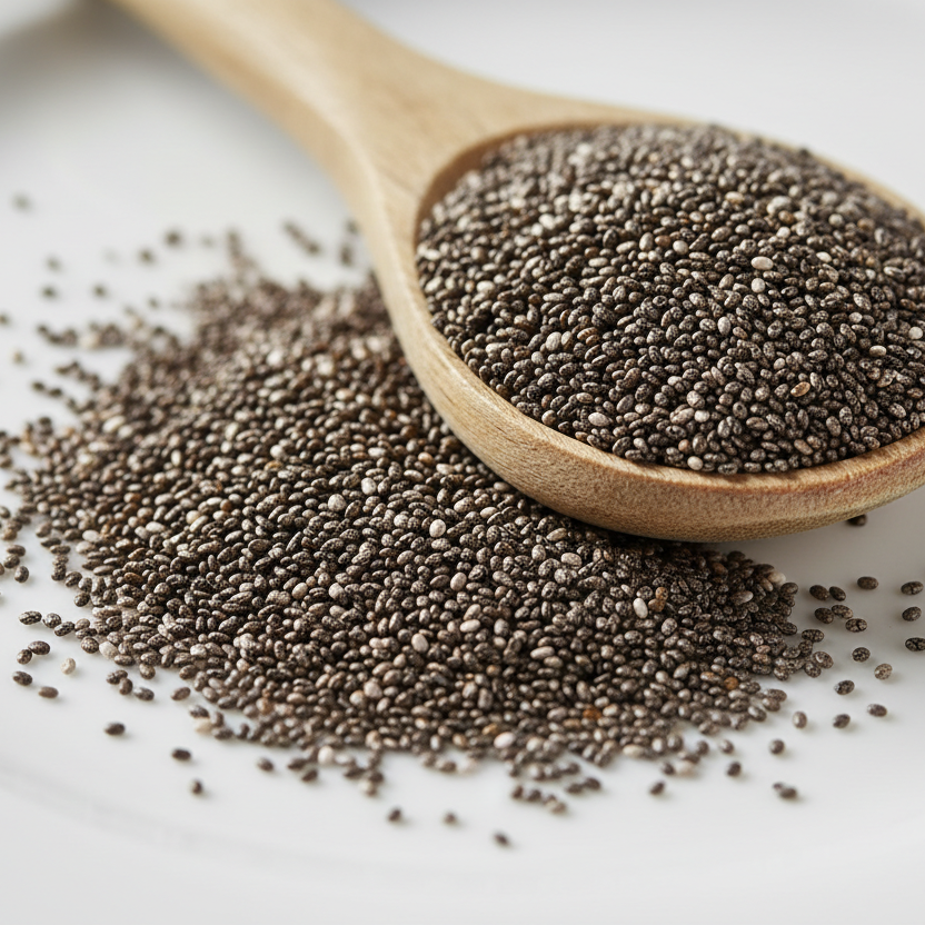 black chia seeds