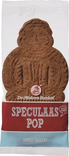 De Molens's Banket Speculaas Pop Spiced biscuit 50g