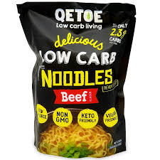 QETOE Low Carb Beef Flavour Noodles - 290g